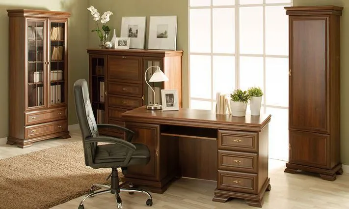 Easy Meubles Bureau complet - Set D Sentis, 4-pièces, Couleur: Brun foncé Abbildung