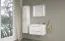 Meuble de salle de bains - Set AN Rajkot, 3 pièces y compris lavabo / évier, couleur : blanc mat
