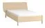 Lit simple scandinave avec tête de lit Aegir 31 | Chêne | Sommier à lattes inclus | 120 x 200 cm
