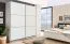 Penderie large à portes coulissantes Kule 07 | Blanc élégant | 2 tringles | 10 compartiments | 210 x 217 x 62,5 cm