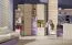 Chambre des jeunes - Bureau Dennis 11, couleur : violet cendré - Dimensions : 78 x 97 x 78 cm (h x l x p)