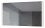 Miroir Faleasiu 20, Couleur : Blanc - Dimensions : 65 x 123 x 2 cm (H x L x P)