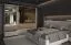 Chambre complète design Papauta 7 pièces | Cachemire, chêne foncé & gris | Style contemporain