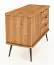 Commode Rolleston 12, bois de hêtre massif huilé - Dimensions : 72 x 97 x 46 cm (H x L x P)