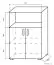 Commode Garut 13, couleur : Chêne de Sonoma - Dimensions : 118 x 80 x 40 cm (H x L x P)