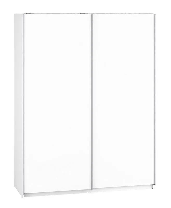 Armoire à portes coulissantes Tornved 07 | Blanc | 200 x 151 x 62 cm | Rangement optimal