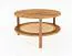 Table basse Wellsford | Chêne sauvage massif huilé | 60 x 60 x 35 cm | Design premium