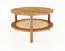 Table basse Wellsford | Chêne sauvage massif huilé | 60 x 60 x 35 cm | Design premium