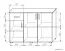 Commode Kebumen 13, couleur : aulne - Dimensions : 84 x 120 x 40 cm (H x L x P)