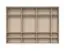 Armoire à sept portes avec cadre Neiafu 53, couleur : cachemire, système de fermeture en douceur, quatre tringles à vêtements, dimensions : 226 x 322 x 60 cm, pieds réglables