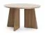 Table basse | table ronde | 75 x 75 x 47 cm | table d'appoint | petite table de salon | couleur noyer | chants ABS | Belladere 07