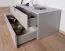 Commode ado Skalle 08 gris | 2 tiroirs Soft-Close | 47 x 94 x 49 cm | Design moderne