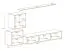 Meuble mural design moderne Balestrand 228 | Chêne Wotan | 150 x 250 x 40 cm | Push-to-open