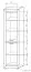Armoire Kundiawa 34, couleur : chêne Sonoma clair / chêne Sonoma foncé - Dimensions : 200 x 50 x 40 cm (H x L x P)