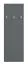 Porte-manteaux mural Fjends 07 anthracite | 3 crochets | 102 x 34 x 3 cm | Design moderne