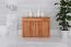 Commode en bois massif Kapiti 16 | Système Soft Close | Kernbuche huilé | 83 x 111 x 45 cm | 3 portes, 1 tiroir | Qualité supérieure
