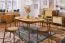 Table de salle à manger à ralonge Wellsford 55, chêne sauvage massif huilé - Dimensions : 200-290 x 90 cm (l x p)