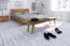 Lit double Otago 02 en chêne sauvage massif huilé | Surface de couchage 200 x 200 cm | Design haut de gamme