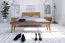 Lit double Otago 02 en chêne sauvage massif huilé | Surface de couchage 200 x 200 cm | Design haut de gamme
