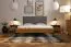 Lit double Kumeu 03 en chêne sauvage massif huilé | 160 x 200 cm | Design exclusif