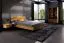 Lit double 180x200 cm | Chêne sauvage massif huilé | Design haut de gamme Rolleston 01