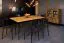 Table de salle à manger Rolleston 06 chêne sauvage massif huilé - Dimensions : 200 x 90 cm (l x p)