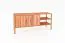 Commode Wellsford 25 en bois massif de hêtre cœur huilé | 64 x 142 x 46 cm | Design haut de gamme