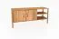 Commode Wellsford 25 | Chêne sauvage massif huilé | 64 x 142 x 46 cm | Design haut de gamme
