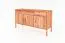 Commode Wellsford 27 en bois massif de cœur de hêtre huilé | 79 x 142 x 46 cm | Design élégant