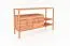 Étagère Wellsford 34 en hêtre cœur massif huilé | 86 x 142 x 46 cm | Design raffiné