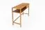 Table coiffeuse/bureau Wellsford 49 | Chêne sauvage massif huilé | 80 x 120 x 46 cm