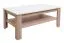 Table basse Comillas 01 | Chêne brun et crème | 102 x 64 x 47 cm | Design moderne et rangement pratique