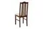 Chaise rembourrée Twer | Bois de hêtre noyer | Assise mousse T-25 | Style classique | Hauteur assise 47 cm