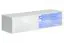 Meuble TV compact Möllen 21 blanc | 30 x 120 x 40 cm | Éclairage LED bleu