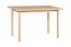 Table à manger finition chêne | 70 x 120 cm | Plateau résistant aux rayures | Pieds bois robustes | Style moderne