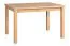 Table à manger BAIBA chêne Sonoma | 80 x 120/150 cm extensible | Plateau résistant aux rayures | Jusqu’à 8 personnes