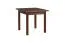 Table à manger DEIMONDS noyer | Plateau 32 mm | 80 x 80/110 cm | Extensible | Haute résistance