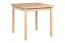 Table à manger LIGA | Carrée | Chêne Sonoma | 80 x 80 cm | Plateau 32 mm | Haute résistance | Finition supérieure