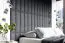 Panneaux rembourrés, lot de 10, Couleur : Anthracite, Revêtement : Velours, dimensions : 80 x 15 cm