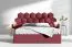 Panneaux rembourrés, lot de 10, Couleur : Rouge, Housse : Similicuir, dimensions : 35 x 40,5 cm