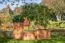 Jardinière Cuiaba grand en teck - Dimensions : 51 x 51 x 56 cm (L x P x H)