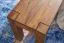 Banc en bois massif Sheesham 120 cm | Design naturel unique | Pour cuisine et salle à manger