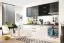 Meuble bas pour appareils encastrables Plina, Couleur : Blanc / Noir / Noir mat, Dimensions : 82 x 60 x 55 cm