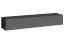 Meuble-paroi suspendu Valand 11, couleur : gris / noir - dimensions : 170 x 280 x 40 cm (h x l x p), avec éclairage LED bleu