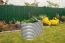 Jardinière surélevée Claudia - Couleur: argent, Longueur: 160 cm, Largeur: 80 cm, Hauteur: 80 cm