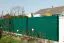Bande brise-vue Sabrina pour clôtures à double fil- & clôtures décoratives, Couleur: vert - Structure en rotin, Construction: 1360g/m²