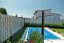 Clôture grillagée - Double fil David 6/5/6 mm, Finition: Revêtement anthracite, Hauteur: 183 cm, Longueur: 251 cm