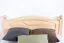 Lit simple / lit d'appoint en bois de pin massif, naturel 82, avec sommier à lattes - 90 x 200 cm (l x L)