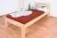 Lit simple / lit d'appoint en bois de pin massif, naturel 74, avec sommier à lattes - 90 x 200 cm