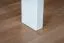 Lit double Easy Premium Line K8 en surlongueur 160 x 220 cm | Hêtre massif blanc laqué | Design moderne
